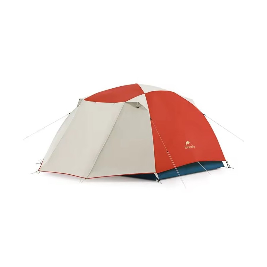Палатка Naturehike Cloud-Creek PRO туристическая 2 мест. бежево-красный